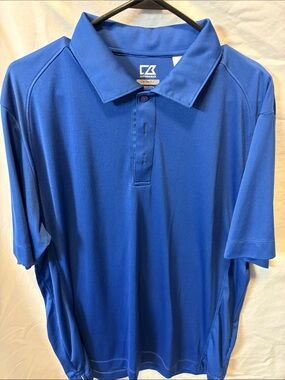 Cutter & Buck Royal Blue Men's Performance Polo